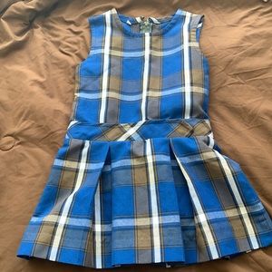 Little girls school uniform dress